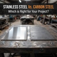 Stainless steel or carbon steel, which should you use for your project? Stainless steel vs carbon steel comparison with emphasis on the properties of the material, its durability, and the types of projects it can be used for.
