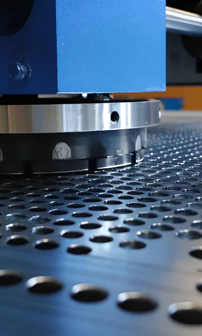 Stainless steel perforated sheet metal customization for architectural applications