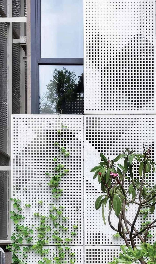 Stainless steel perforated sheets metal for architectural screening