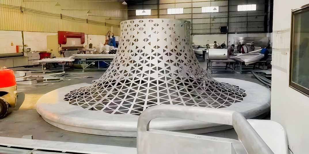 Custom metal fabrication services for architectural projects