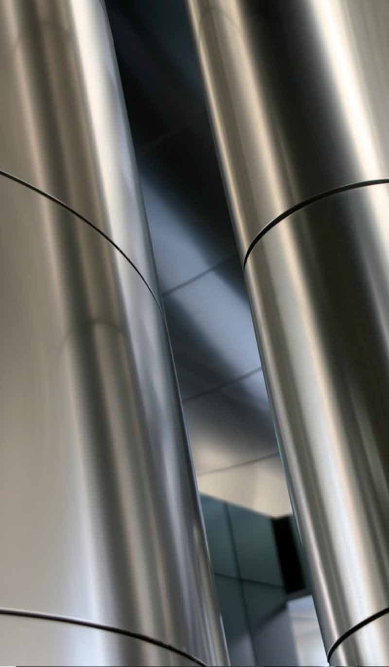 TBK Metal Australia customization options for metal column covers, showcasing design flexibility and premium stainless steel finishes.