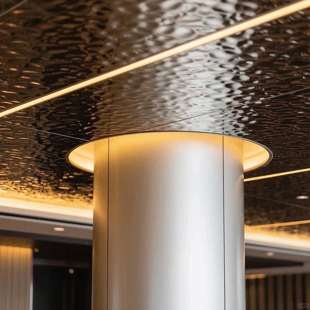 TBK Metal Australia customization options for metal column wraps, featuring sleek finishes and versatile design choices.
