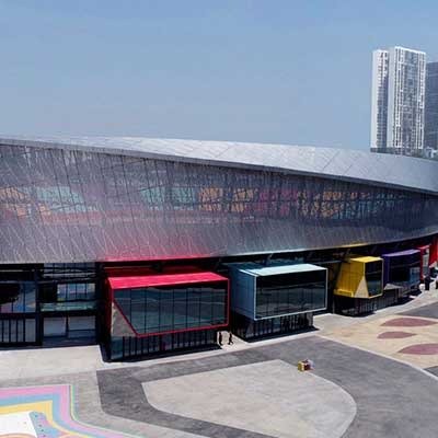 Project Image - Perforated Facade for Chongqing Sports Venue Renovation Project