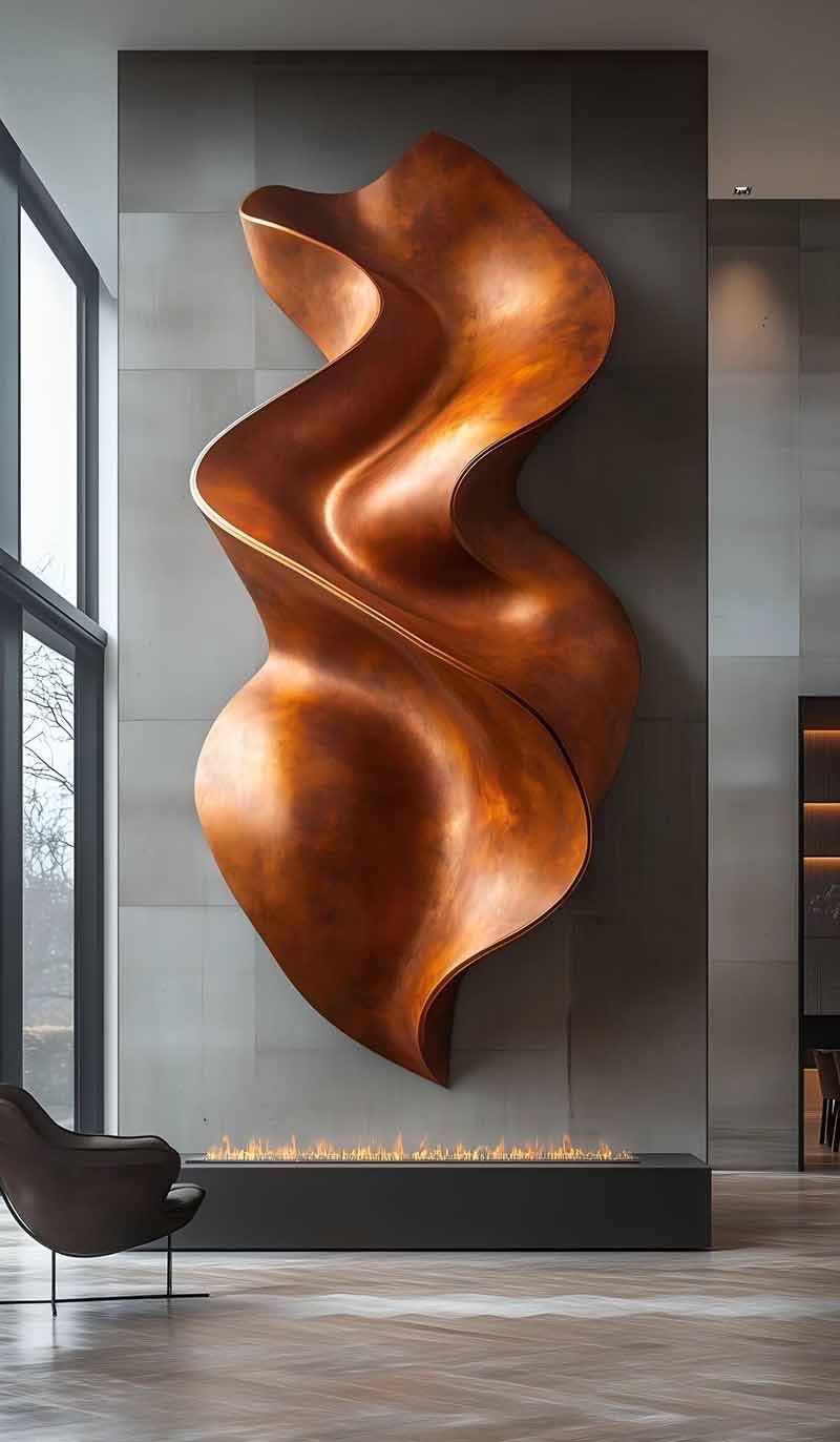 Customized metal sculpture and architectural artwork for project applications