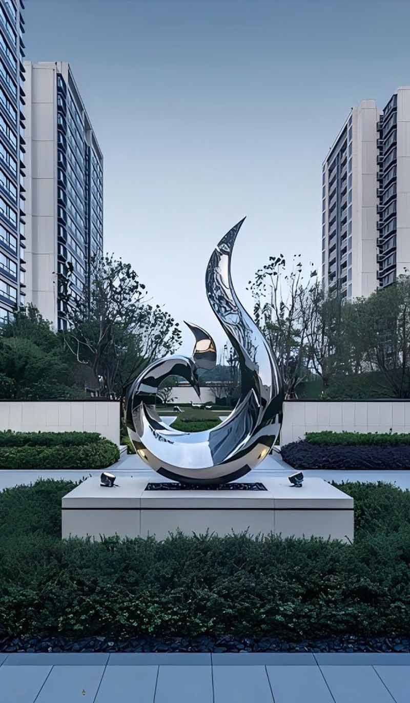 Custom metal sculpture and metal artwork for architectural projects