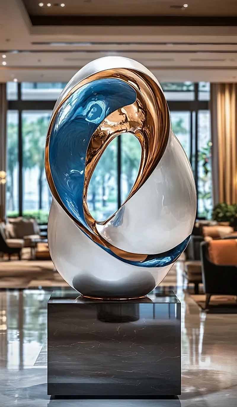 Custom metal sculpture and metal artwork for architectural projects