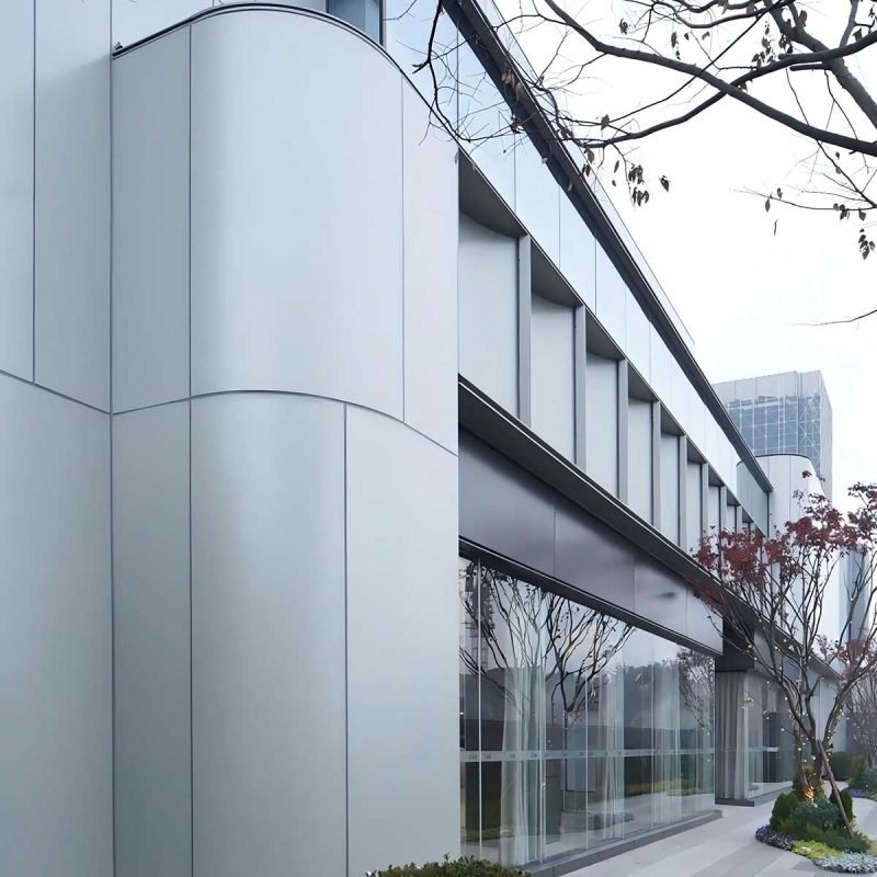 Aluminium composite facade panels for modern architectural cladding systems