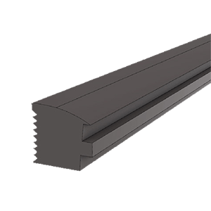 EPDM gasket for TBK Metal’s frameless glass railing system seal support component