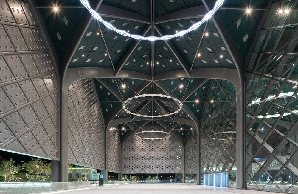 Stainless steel roofing and ceiling for KAEC Station of Haramain High-Speed Railway