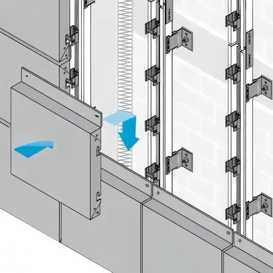 Installation for Aluminium Composite Facade Panels Installation for Aluminium Composite Facade Panels