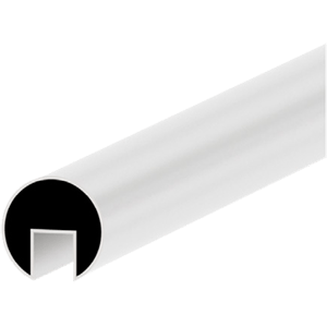 Frameless glass railing top railing accessory by TBK Metal