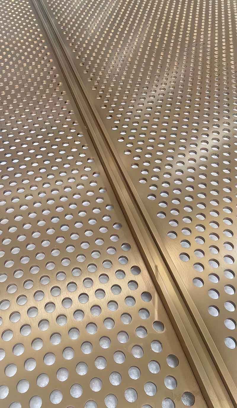 Customization options for aluminium perforated metal screen panels