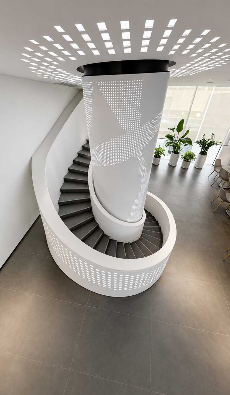 Aluminium column wraps for tailored architectural detailing
