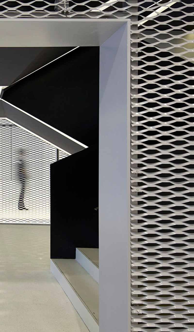Aluminium expanded metal mesh screen project