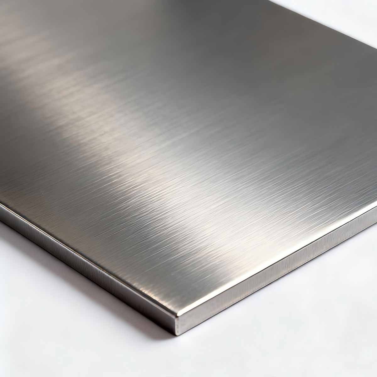 Stainless steel finishes guide showcasing various surface textures and decorative options for architectural applications