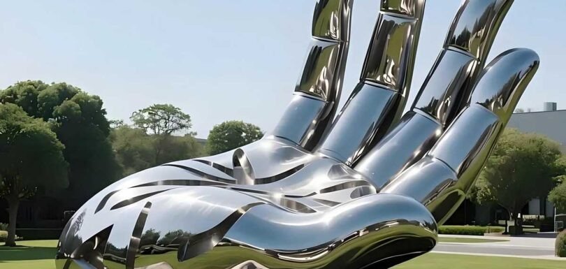 Mirror polished finish stainless steel creating reflective architectural surfaces with elegant modern design appeal