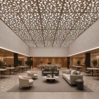 10 Stunning Metal Ceiling Design Ideas for Modern Interiors Modern metal ceiling design featuring creative patterns and architectural details for contemporary interior spaces