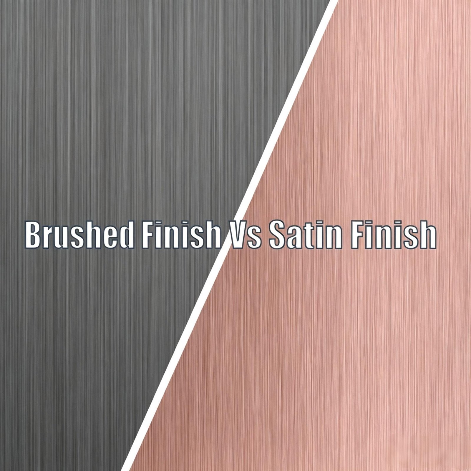 Satin finish stainless steel panels featuring smooth textures for modern architectural and interior design applications
