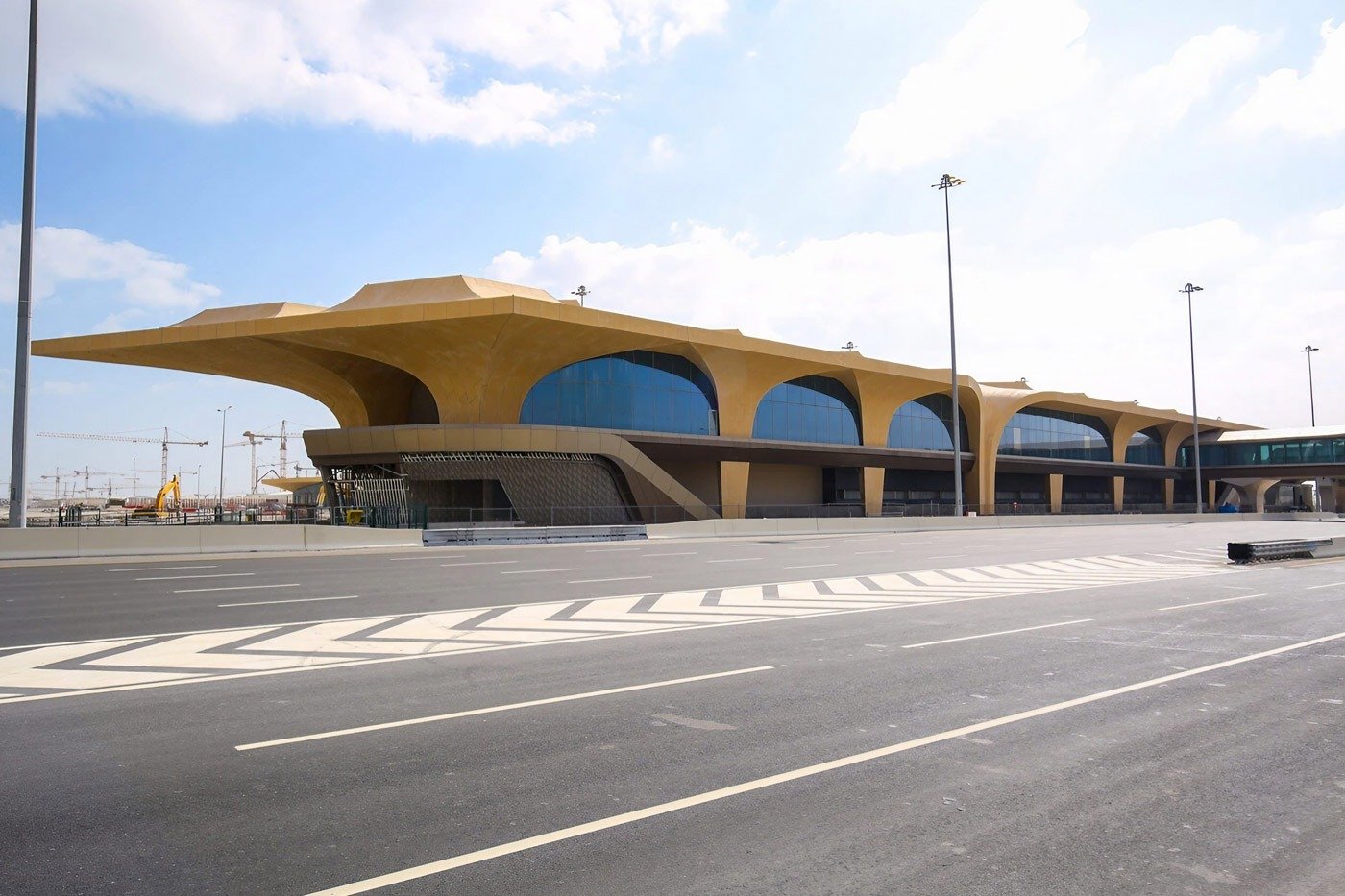 Architectural metalwork for Qatar University Metro Station