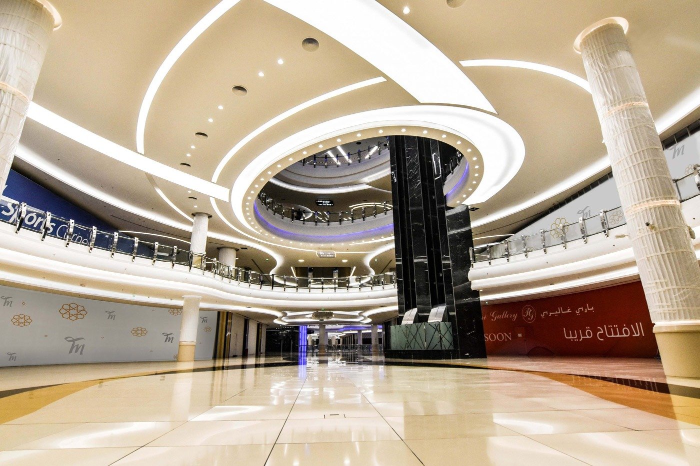 Architectural metal works for Tawar Mall in Doha, Qatar