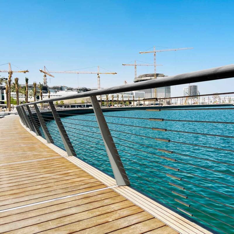 Custom mild steel railing for balconies and architecture