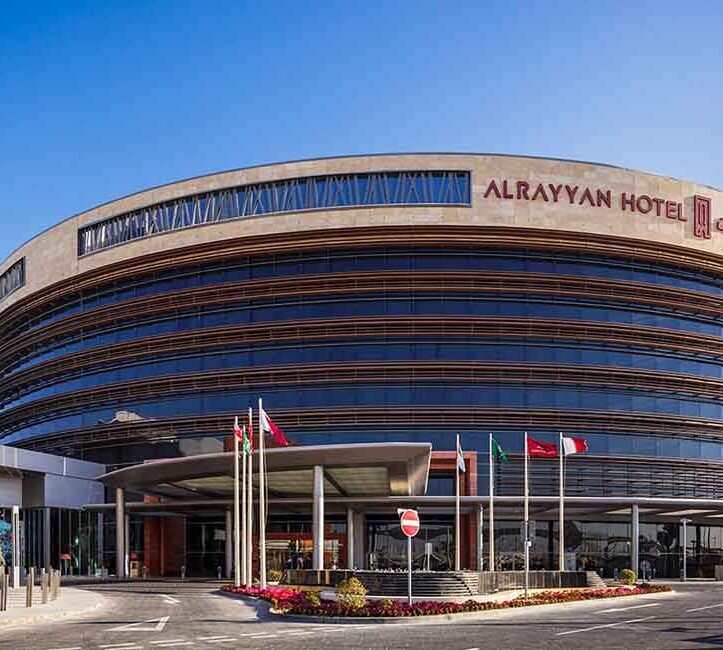 Stainless steel metal work for AlRayyan Hotel in Doha, Qatar