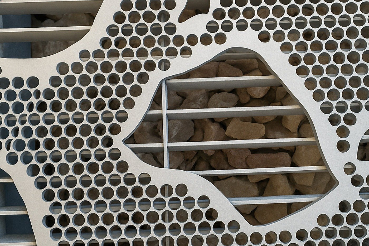 Stainless steel metalwork for the South Car Park of the National Museum of Qatar